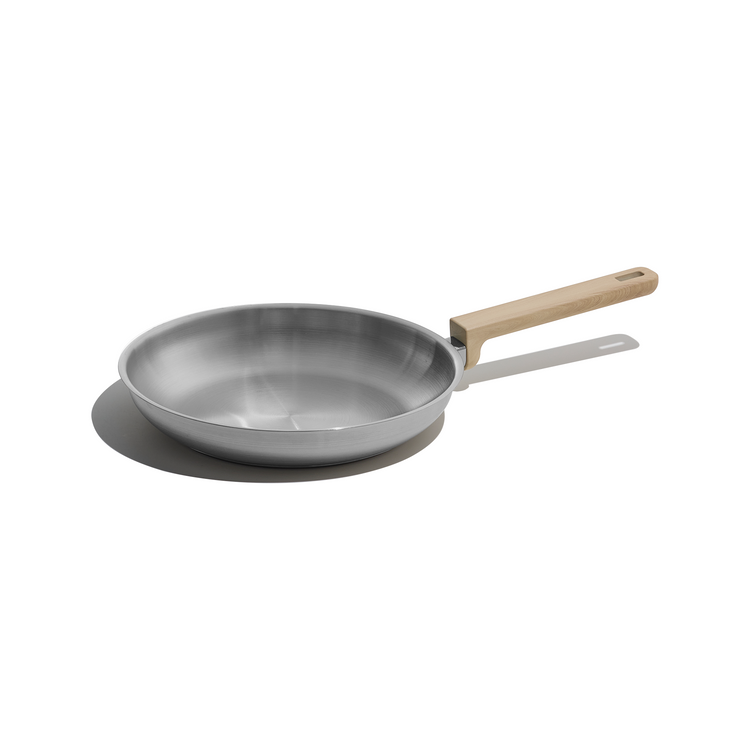 CAROTE 10" Stainless Steel Frying Pan, Non-Toxic Fry Pan Egg Pan Omelet Pan,Dishwasher and Oven Safe, Induction, Ceramic and Gas Cooktops Compatible
