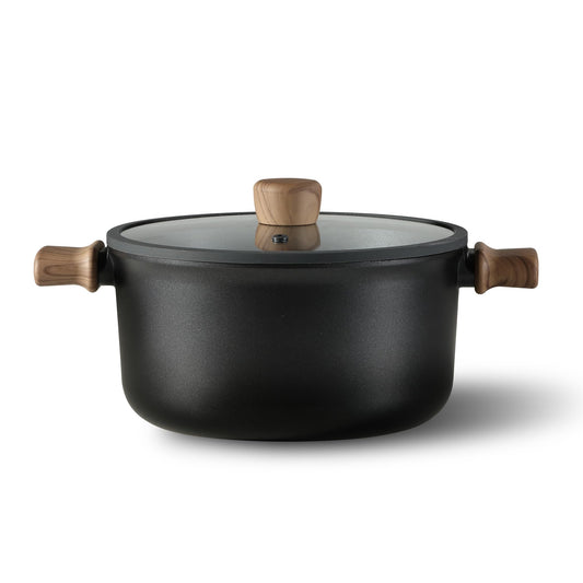 CAROTE Nonstick Soup Pot With Lid, 4.5Qt Non Stick StockPot Large Cooking Pot with Lid, Titanium - containing Soup Pot, Induction Compatible, PFOA/PFOS Free