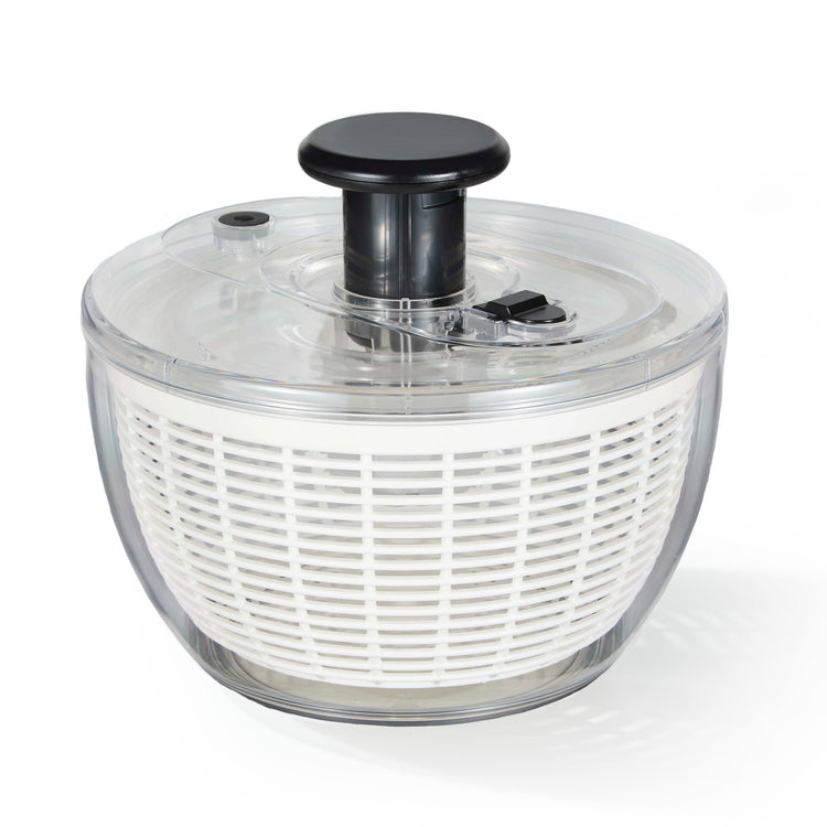 3.8 Qt Salad Spinner Small Lettuce Spinner Vegetable & Fruit Washer, One-Handed Operation with Quick Brake, Non-Slip Base, BPA-Free