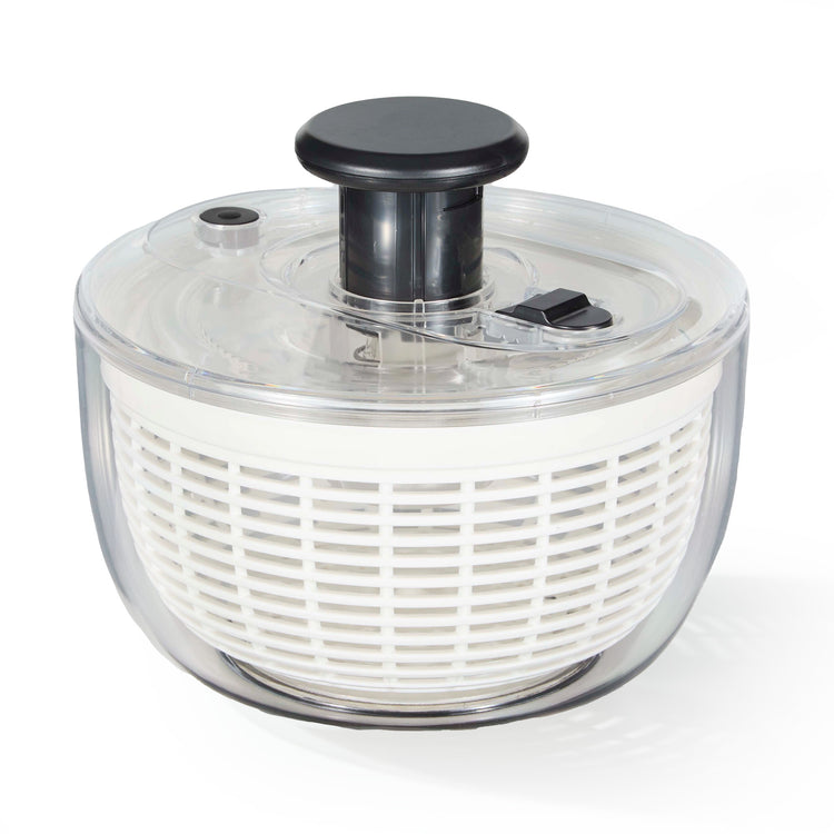 6.34 Qt Salad Spinner Large Lettuce Spinner Vegetable & Fruit Washer, One-Handed Operation with Quick Brake, Non-Slip Base, BPA-Free