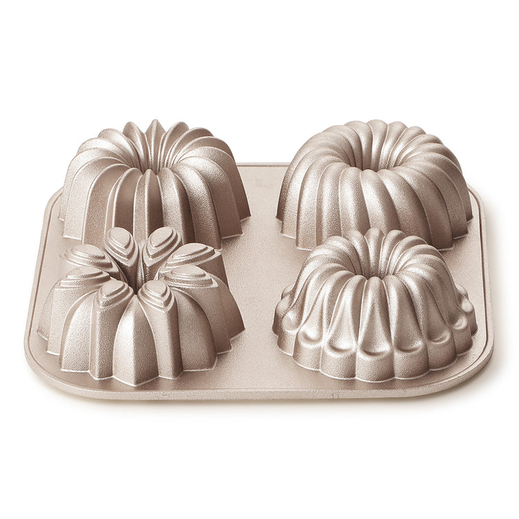 CAROTE Nonstick Fluted Cake Pans, Bake Unique Cakes, Non-stick Coating Easy Release (Multi-Shape Cake Pan)