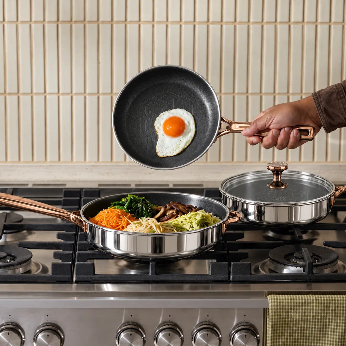 HexaForge Stainless Steel Cookware Set