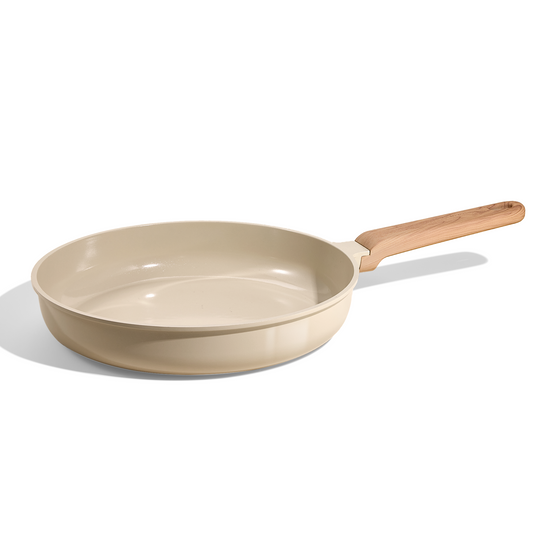 Carote 11 Inch Nonstick Frying Pan with Bakelite Handle, Oven & Induction Safe Skillet,Ceramic Coating cookware