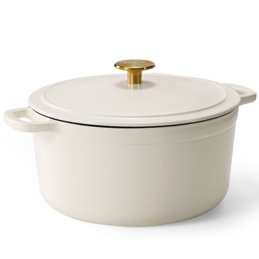 CAROTE dutch oven，big pot with large capacity white