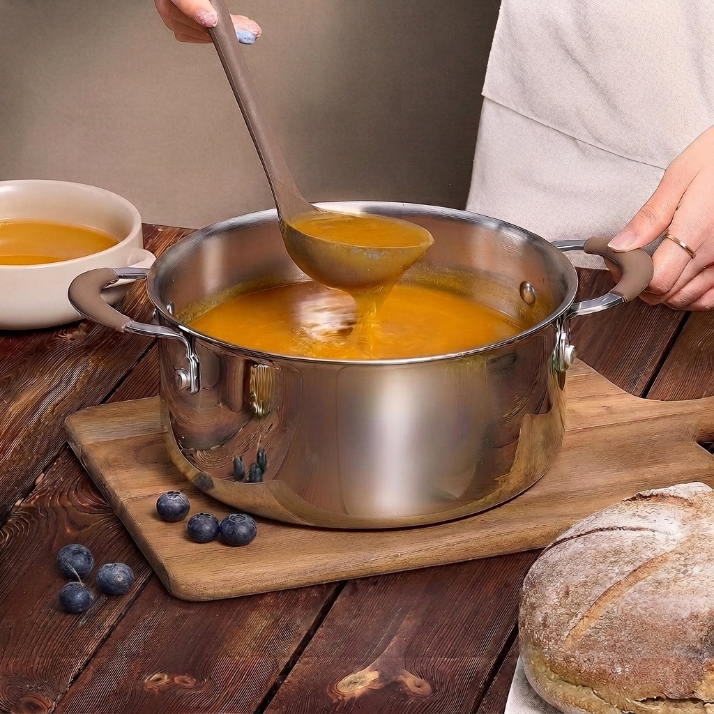 Tri-Ply Stainless Steel Detachable Cookware Set（19-Piece）