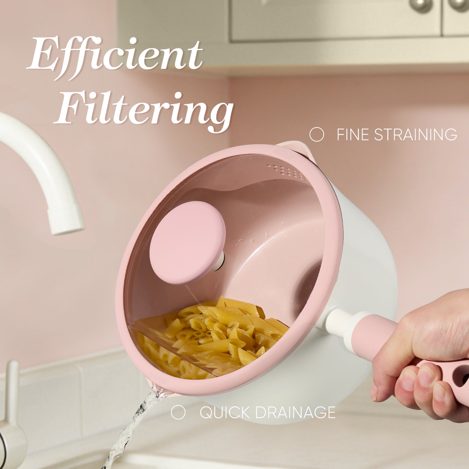 CAROTE Ceramic Cookware Set Nonstick, 21pcs Pots and Pans Set Non stick, Non Toxic Cookware,Dishwasher,RV/Camping Cookware Set, Pan and Pot with Kitchen Utensils, Pink