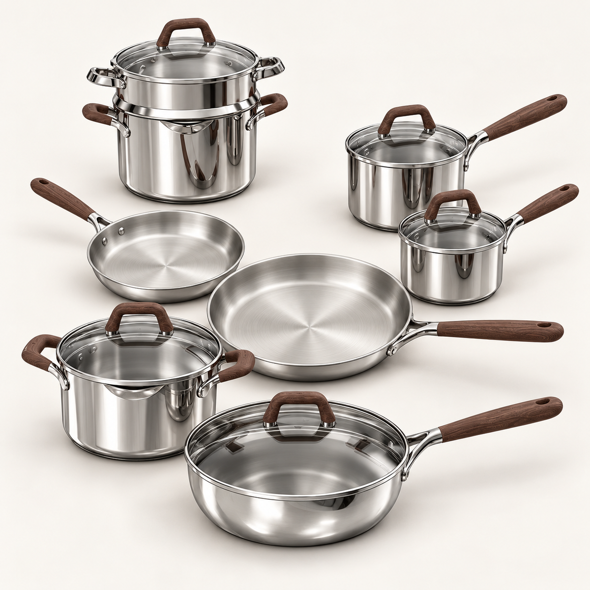 Cosy 30-Piece Stainless Cookware Set