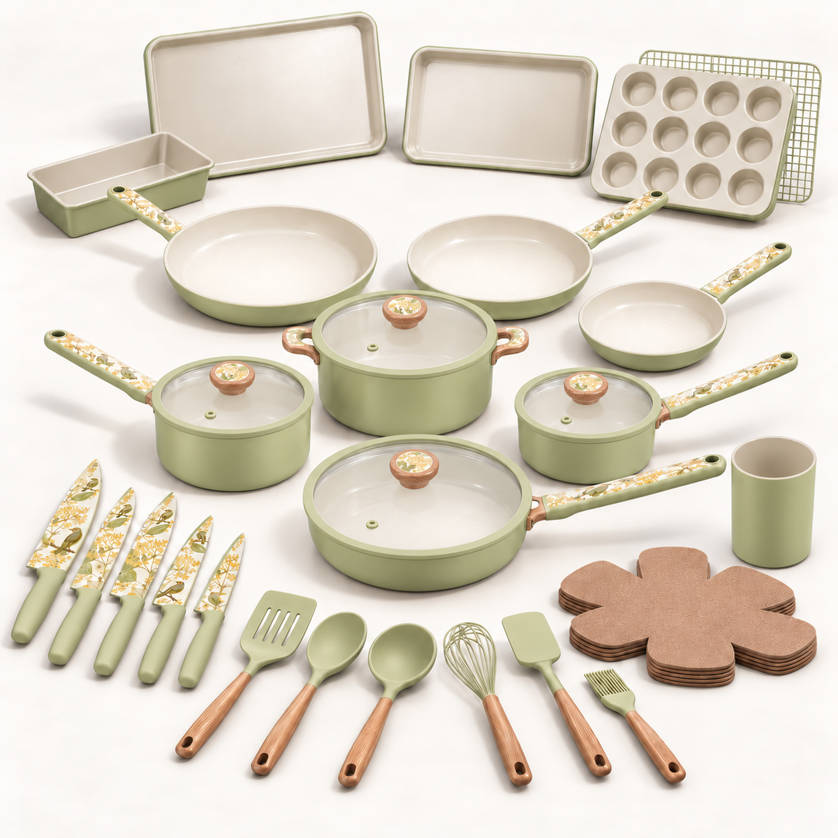 Oslo Stockholm Ceramic Cookware & Bakeware Set