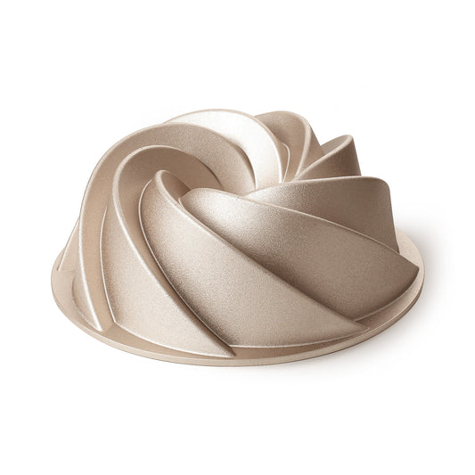 CAROTE Nonstick Fluted Cake Pans, Bake Unique Cakes, Non-stick Coating Easy Release (Windmill pan)
