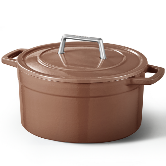 CAROTE dutch oven，big pot with large capacity brown