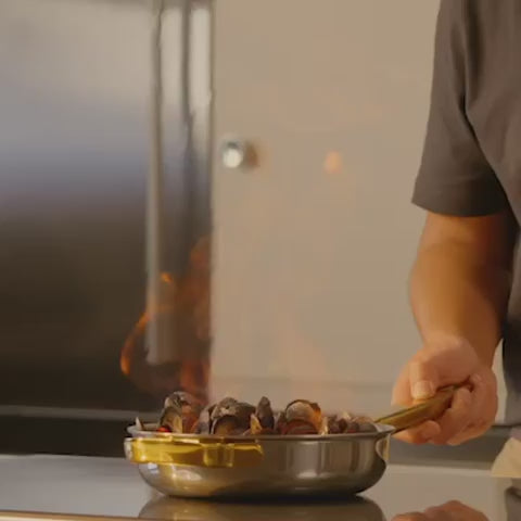 Load video: HexaForge Stainless Steel Cookware Set
