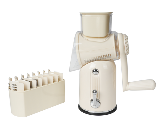 Carote cheese rotary grater with 5 blades