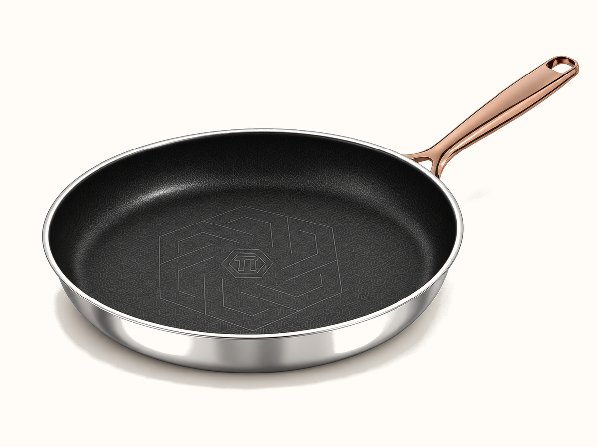 HexaForge Stainless Steel Fry Pan